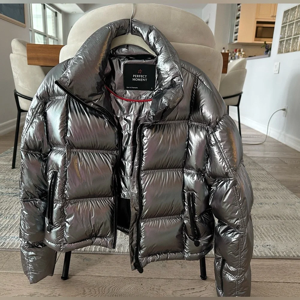 Perfect Moment Silver Puffer Jacket - Picture 1 of 5